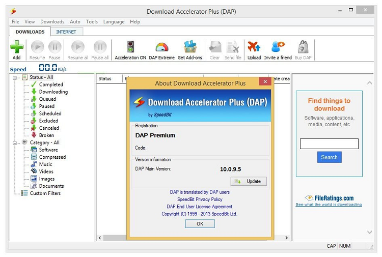 Download Accelerator Plus patch