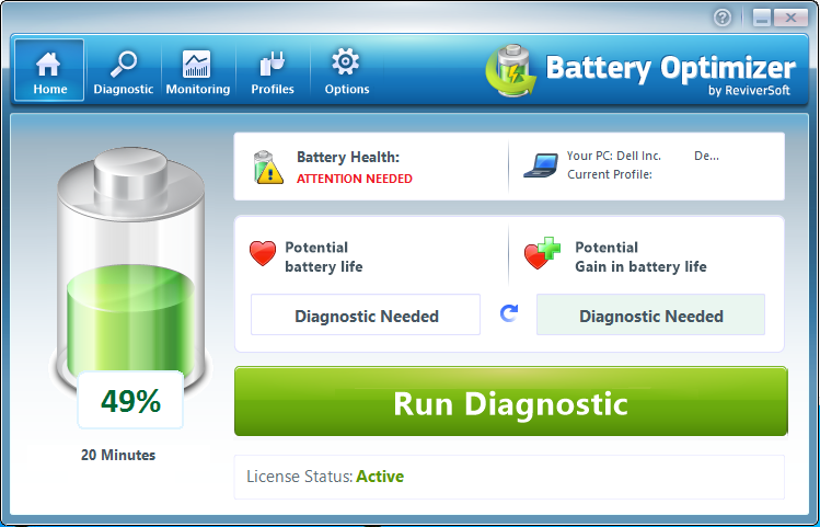 Battery Optimizer serial number for activation