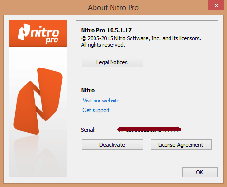 Nitro PDF editor 13 serial number