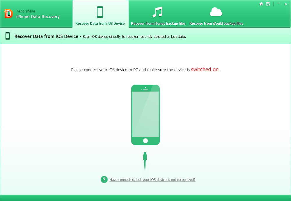 Tenorshare iPhone Data Recovery crack download