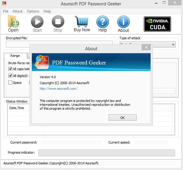 Asunsoft PDF Password Geeker crack