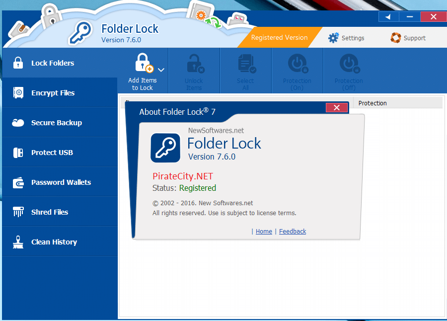 Folder Lock Serial Key for activation