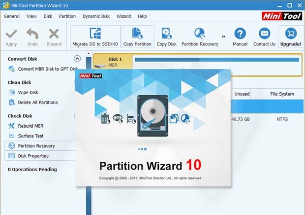 MiniTool Partition Wizard 10 license code