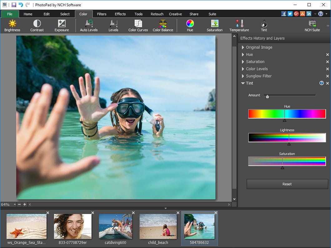 nch photopad image editor paint by number