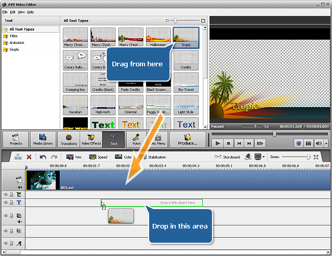 avs video editor free